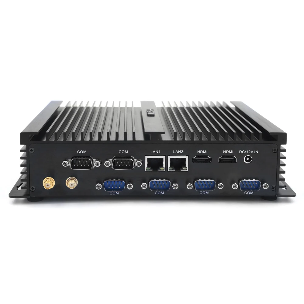 Hystou fmp04b безвентиляторный Мини ПК Core i7 4510u i5 4200u i3 4010u Intel qs77 с sata/mSATA Порты и разъёмы