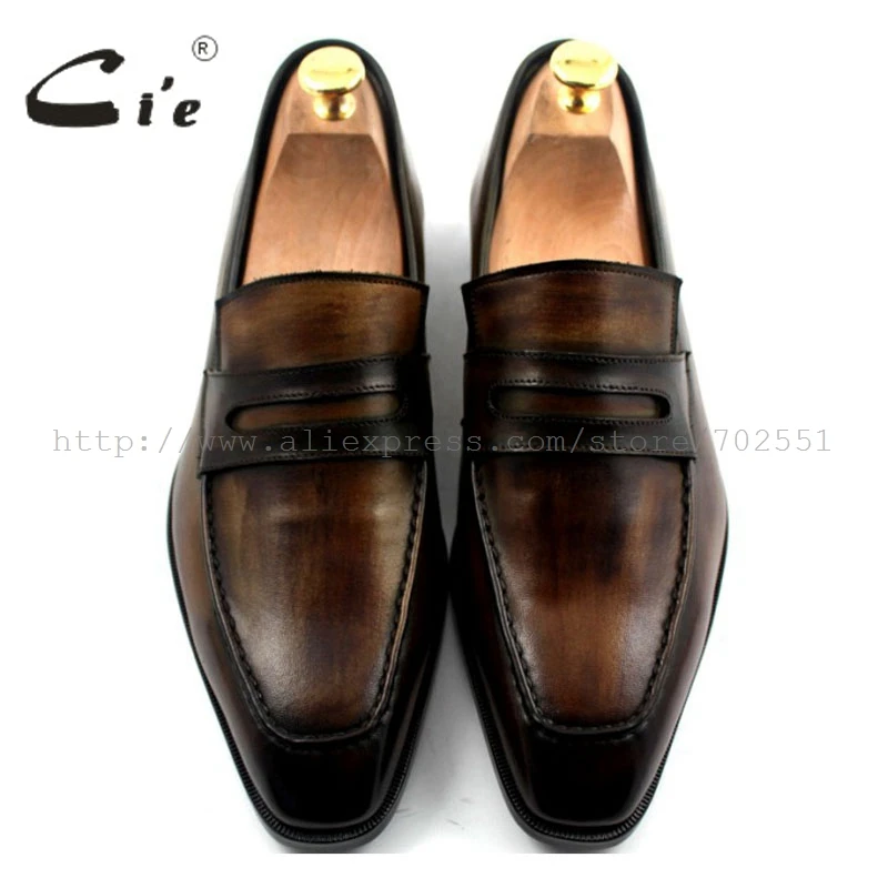 Becerro Cie Hechos 24 Los Brown Superior Patina en Profundo Mano De No Slip Transpirable A Zapato Barcos Suela Libre El Holgazán Interior Envío Hombres xYrYzI