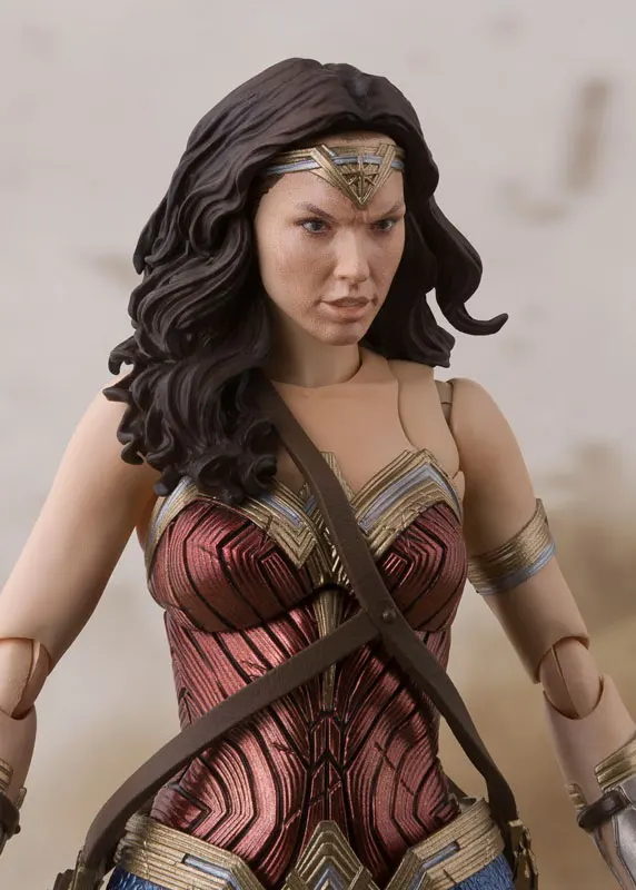 Красивый ангел-натуральная Bandai Tamashii Наций S.H. Figuarts Лига Справедливости Wonder Woman (Лига Справедливости) фигурку