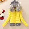 2022 Women's cotton coats warm large size fur collar hooded down cotton pad wool hat female jackets 4Xl Slim fit youth outerwear ► Photo 2/6