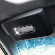 ПУ кожа бумажная коробка для полотенец Skylight солнечный экран для автомобиля необычная коробка для салфеток бумага для сидения коробка для полотенец Автомобиль Стайлинг