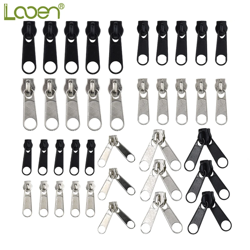 

Looen 39pcs Fix Zipper Zip Slider Rescue Instant Repair Kit Replacement For Handwork Sewing Tailor Tools Clothing Accessories