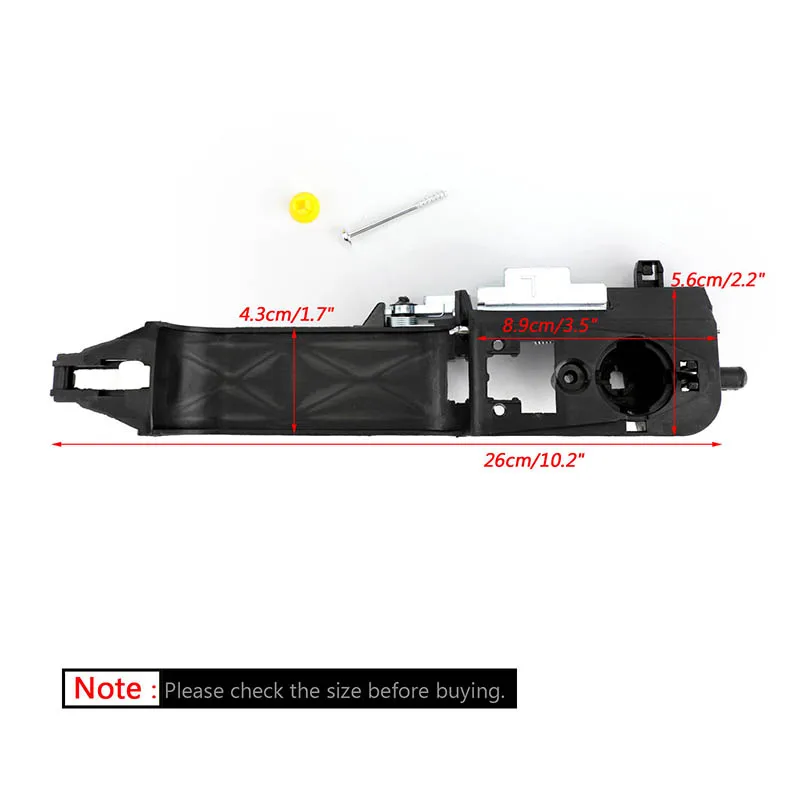 New 08-11 Focus Front Left Driver Outside Door Handle Reinforcement Bracket Base