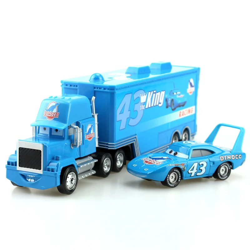 Автомобили disney Pixar 27 стилей Mack Truck+ маленький автомобиль McQueen Jackson Storm 1:55 литой под давлением металлический сплав и пластик Модель автомобиля игрушки подарок - Цвет: 2