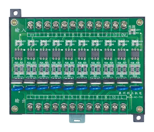 

10-way PLC SCR Amplifier Board AC220V Transistor IO Protection PLC Amplifier Board PLC Output Amplifier Board