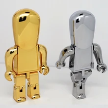 Высокая скорость 16 ГБ 32 ГБ 64 ГБ Usb флеш-накопитель 3,0 Металлический Робот-флешка 512 Гб флешки карта памяти диск на ключ 128 ГБ подарок