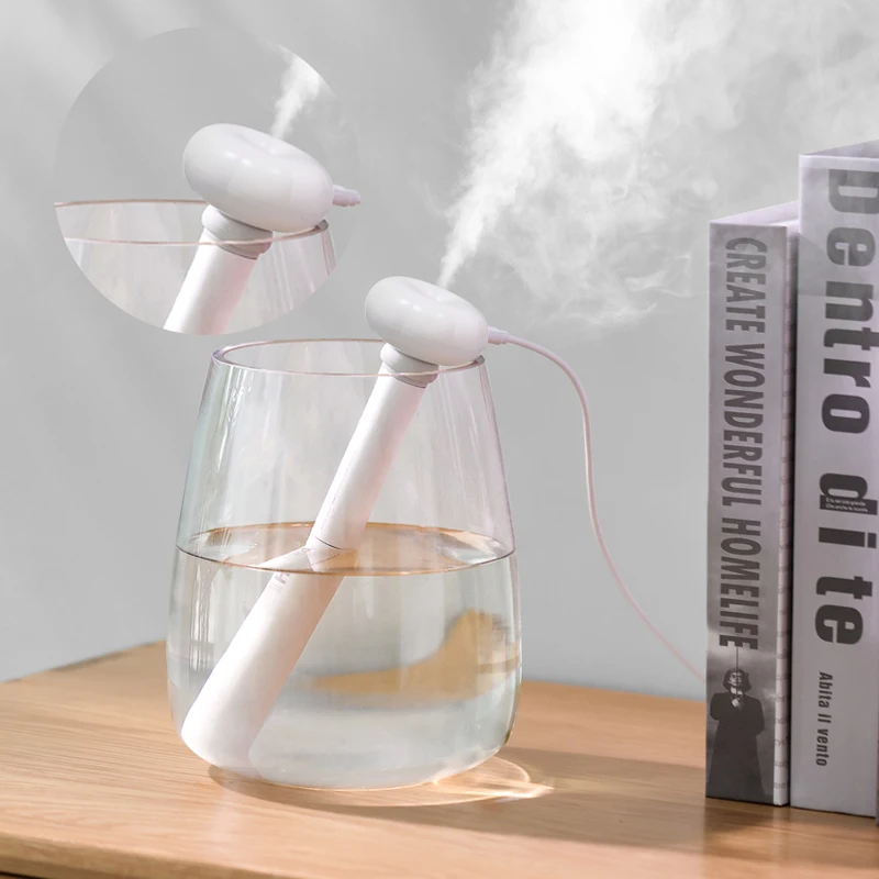 Vvec Белый Мини Mangosteen Автомобильный увлажнитель Esencial Humificador USB Электрический