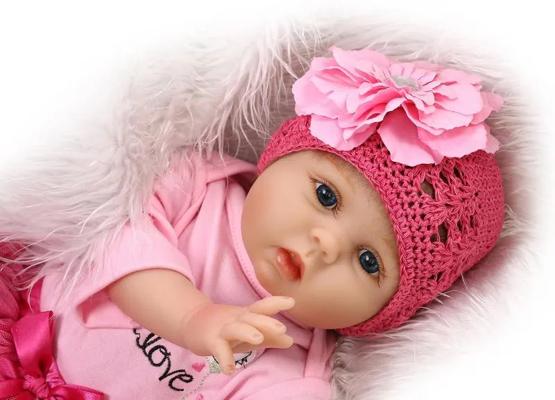 Npk коллекция силикона Reborn Baby Doll игрушки 55 см высокого класса для новорожденных девочек куклы реалистичные подарки на день рождения сном