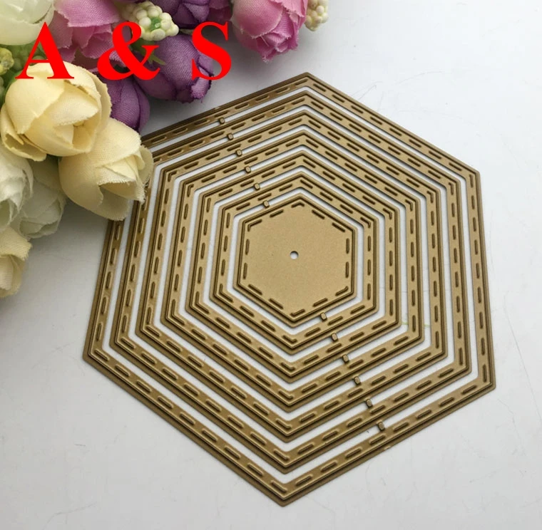  Q42 METAL CUTTING DIES Rhombus Scrapbook card invitation paper craft party decor embossing stencil  - 32828906975