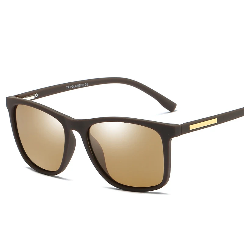 TR90 Male Polarizer TAC1.1 Leisure Business Sunglasses Driver's Mirror Outdoor Sunglasses - Цвет линз: C7