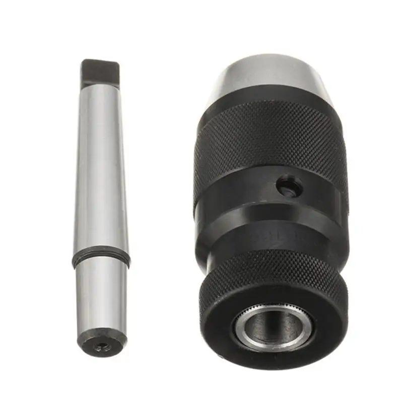 

Keyless 1/32in- 1/2in Drill Chuck with MT2 Valve Rod JT33 Mount for CNC Cutter