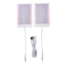 2 шт. 5 в углеродное волокно грелка USB нагревательная пленка электрическая зимняя инфракрасная температура тепло коврик теплая рука руки талии перчатки с подогревом