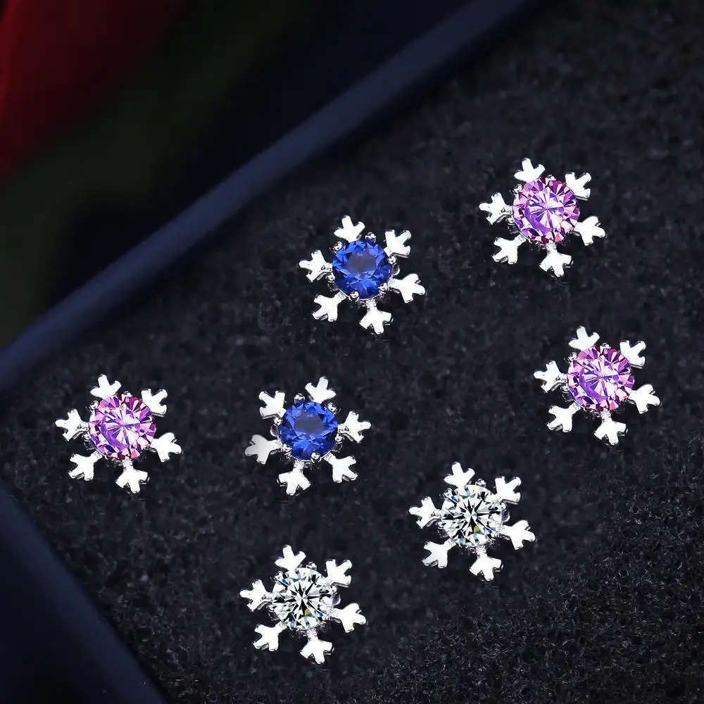 Snowflake studs Clearance