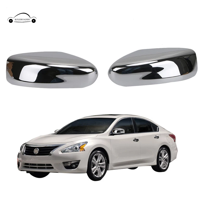 Chrome Plated Door Side Mirror Cover W/O Turn Signal For Nissan Altima