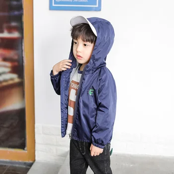 

Spring Child Coat Baby Boys Girls Jackets Children Outerwear Clothing Cotton Cloth For 80-130cm