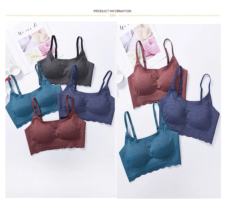 PAERLAN Для женщин Беспроводной Фитнес бесшовное белье Красота сзади Push Up Bra спинки Красота сзади Для женщин бюстгальтер
