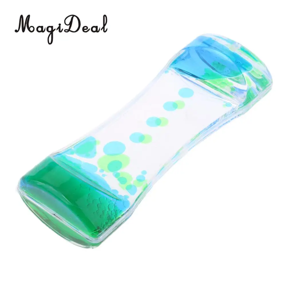 Acrylic Mix Color Liquid Timer Children Sensory Educational Time out Tool Home Room Office Desk Decor Novelty Friends Gift