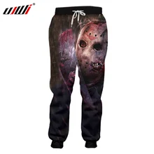 UJWI стиль спортивные штаны мужские 3d печати крови череп пот брюки Мужская спортивная одежда шаровары джоггеры брюки осень зима брюки