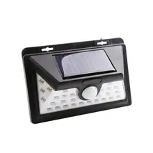 32 светодиодный солнечный световой радар прожектор с датчиком водонепроницаемый на открытом воздухе Солнечный садовый свет супер яркий ярд уличная Светодиодная лампа-прожектор