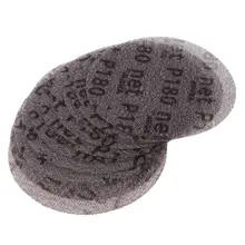 10 шт. сетчатые абразивные пыли шлифовальные диски 5 дюймов 125 мм анти-Блокировка сухой шлифовки наждачной бумаги от 80 до 240 Грит