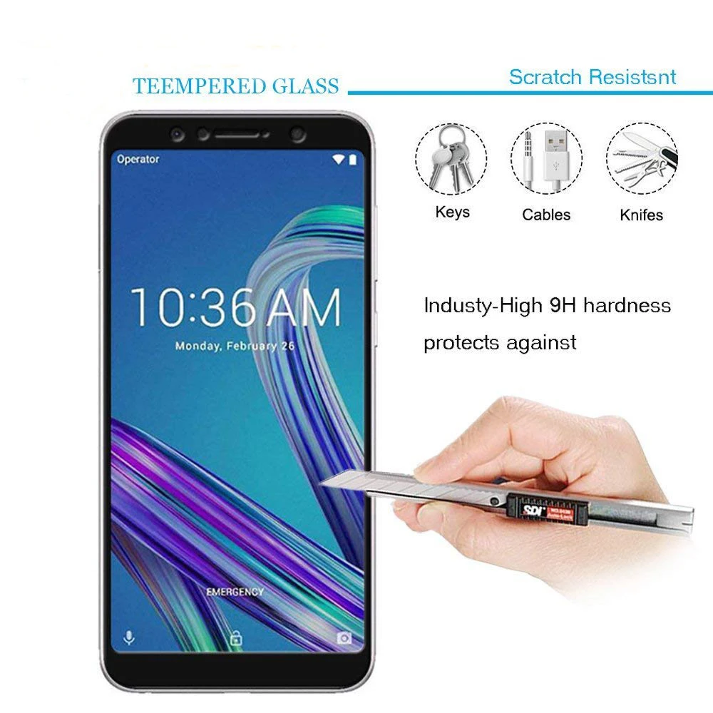 9H закаленное стекло для Asus Zenfone Max Pro M1 ZB602KL ZB555KL ZS630KL защитное экрана|Защитные