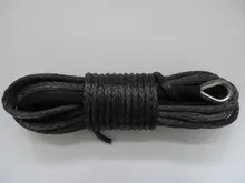 12mm * 30 mt windenseil für elektrische winde, seilwinde für rad mithelfer, synthetische seil für offroad