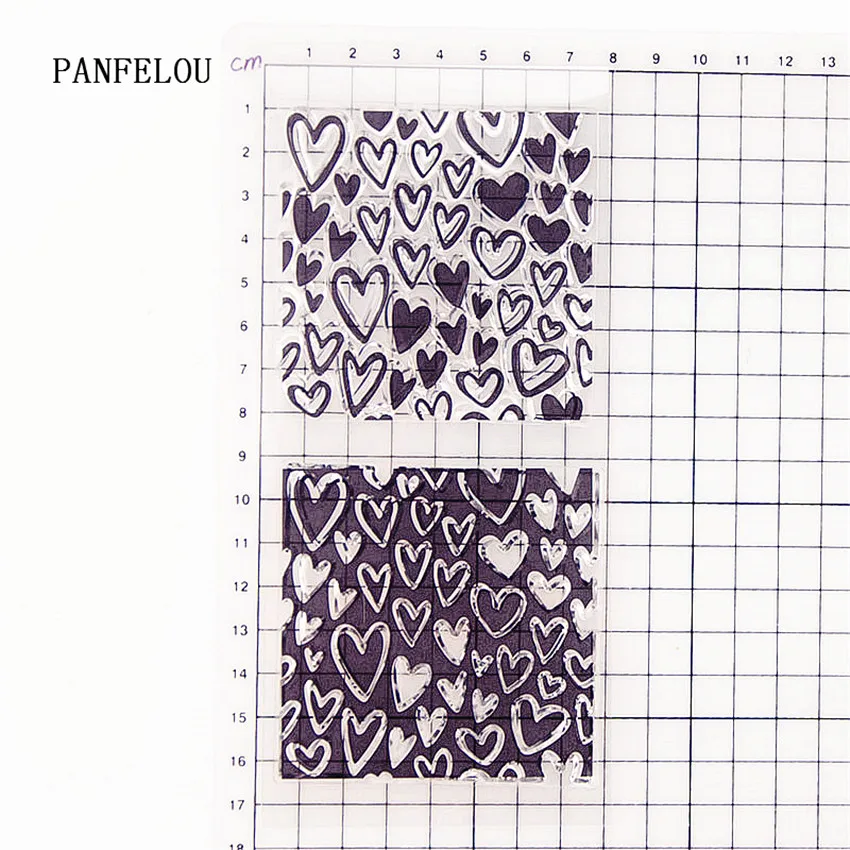 Прозрачные силиконовые каучуковые штампы PANFELOU Love для скрапбукинга пасхальный