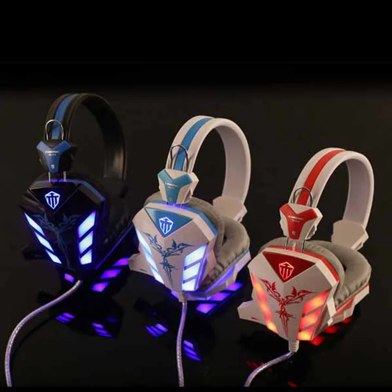Купить игровые наушники cosonic наушники USB кабель + 3.5 мм игровая ...