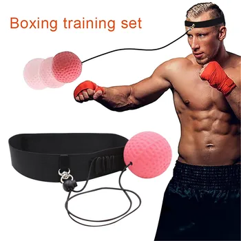 

HIINST Boxing ball 2019 NEW Boxing Reflex Ball Training Speed Level Boxing Ball Set Coordination Training 6.15