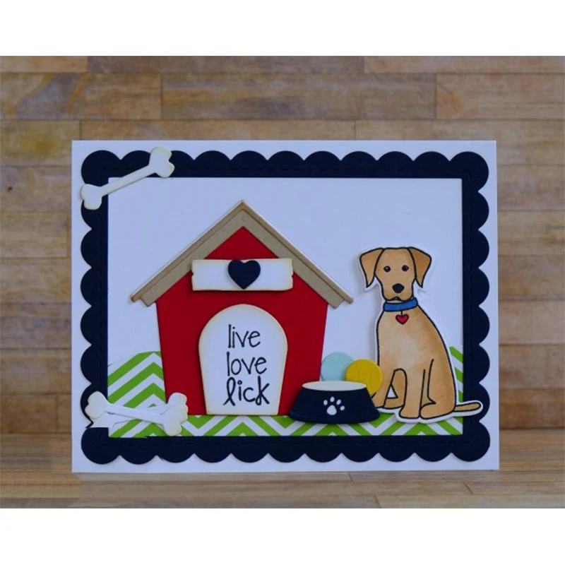 

Pet Dog Beds Feeders Bone Toy Set Metal Cutting Dies Stencil for DIY Scrapbooking Photo Paper Cards Decorative Crafts New 2018