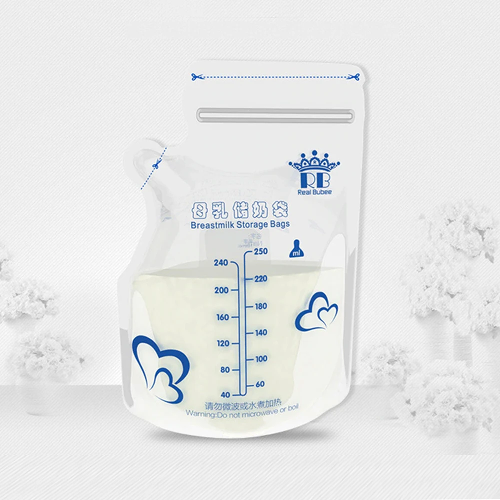 30 шт. грудь молоко коробка для хранения Портативный Одноразовые формула чехол для ребенка кормление 250 мл Коробка для сухого молока сумка
