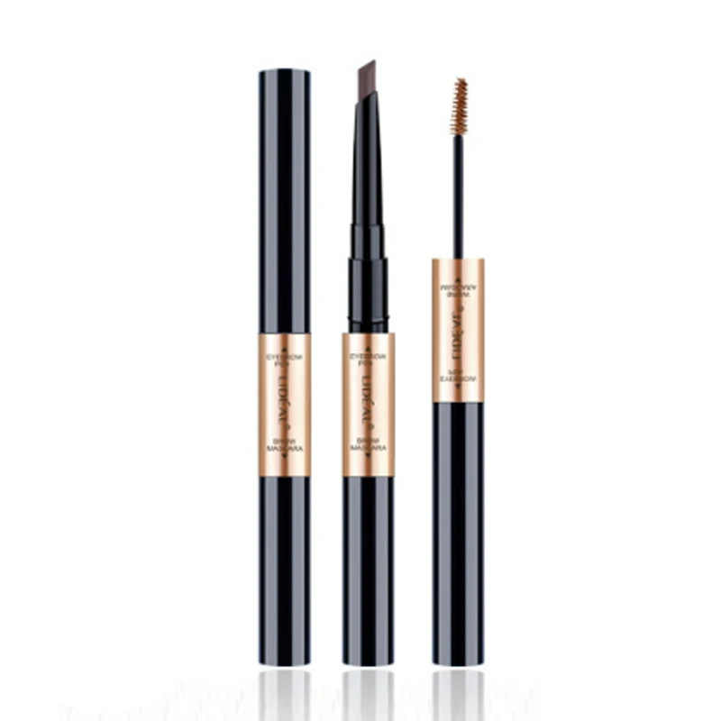 

LIDEAL Double head Eyebrow pencil + dyed eyebrow ointment Waterproof sweatproof 3D Three-dimensional lasting non decolorizing