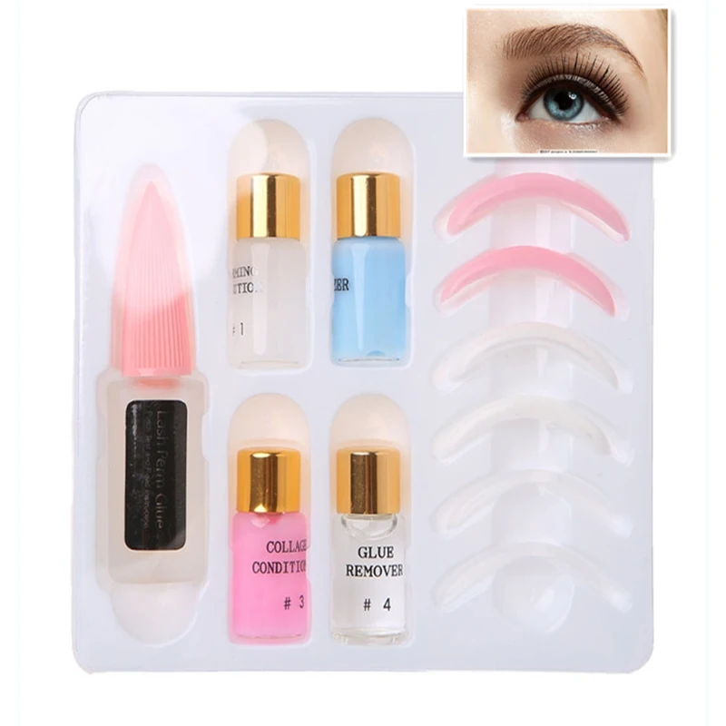 

1Pc Professional Mini Eyelash Perming Kit Eyelash Lift Cilia Tools Perming Kits With Perm Rods Glue Makeup Tools