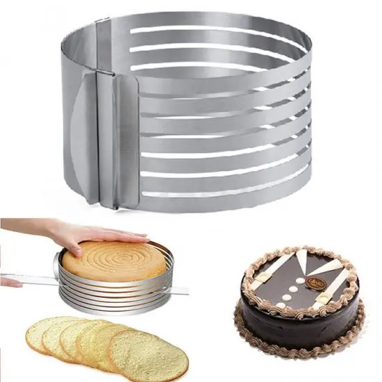 2017 Hot Sale 1 PC Adjustable Cake Cutter Round Shape Bread Cake slicer