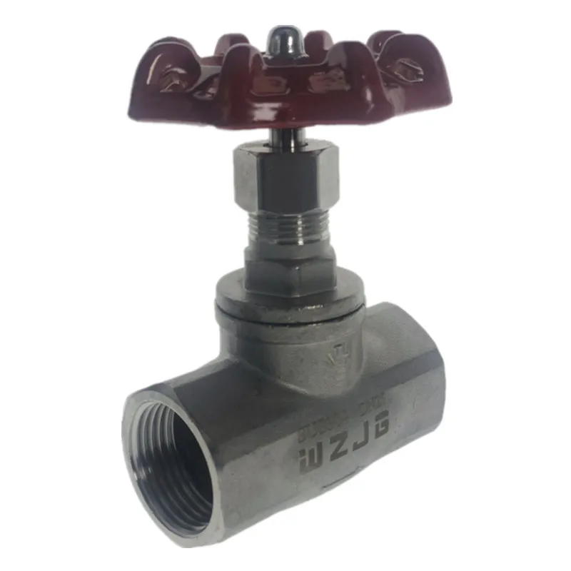 

WZJG BSPT Female DN15-DN50" Globe Valve Stainless Steel SS304 CF8M Heavy Duty Max 200Psi 350 Degrees