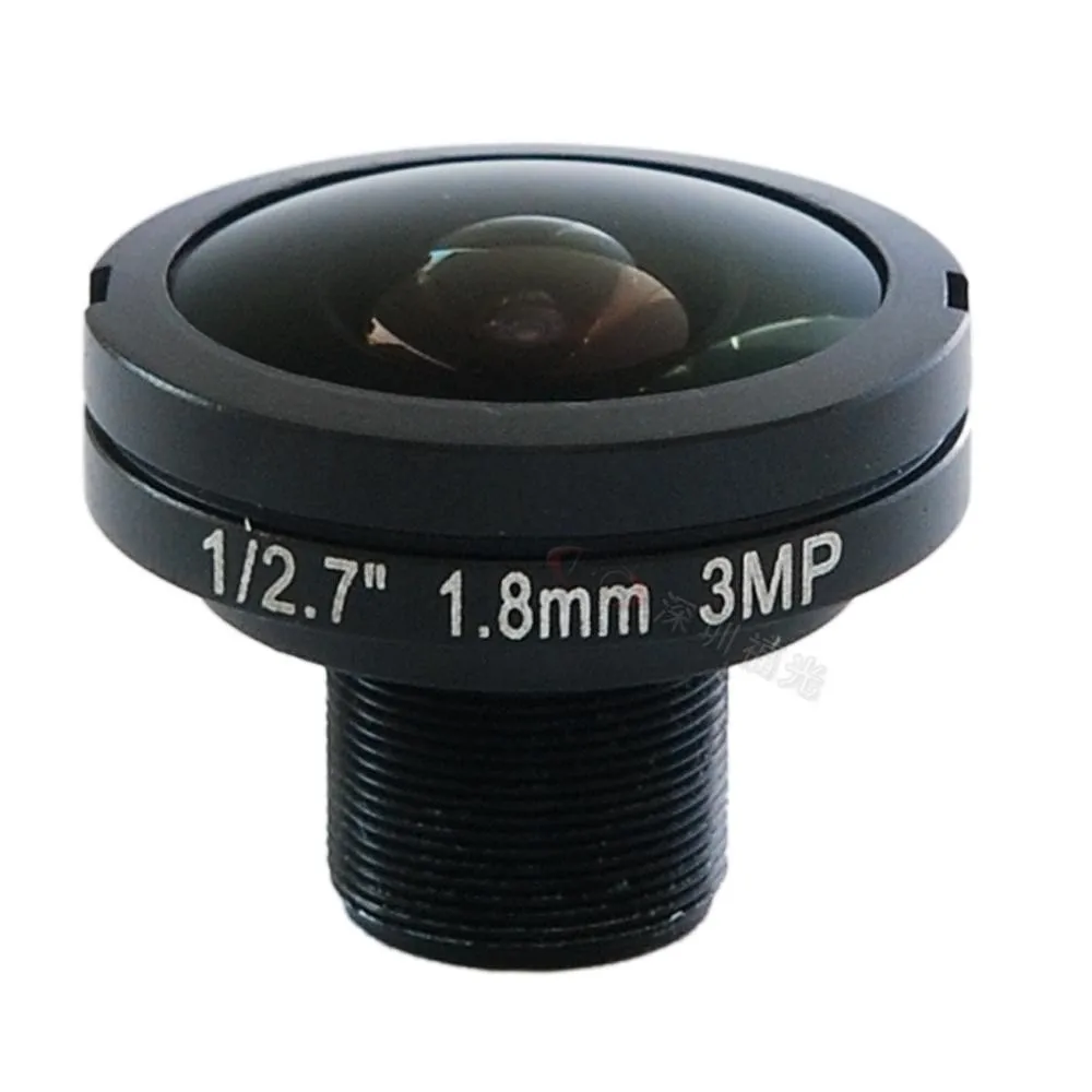 super wide-angle High definition metal fisheye IR CCTV lens 185 degrees 1/2.7 1.8MM 3MP HD | Безопасность и защита