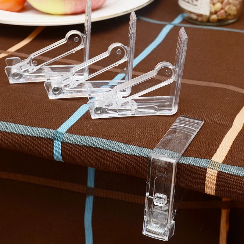 4pcs Plastic TableCloth Clips Table Cover Holder Spring Loade Cloth