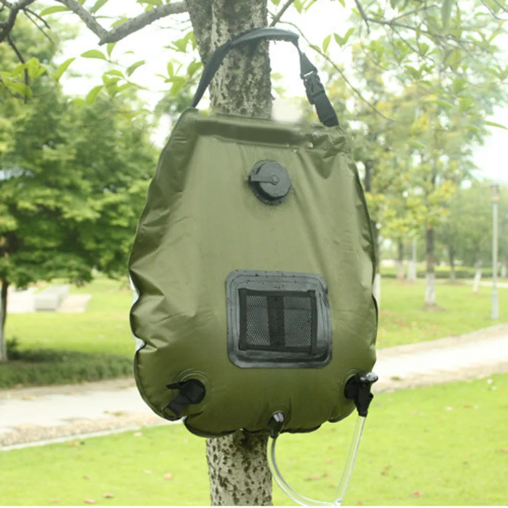 

Hot Sale Solar Shower Bag 5 Gallon with Removable Hose for Outdoor Camping Swimming Hiking 19ing