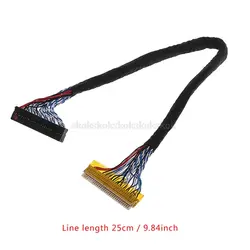 8 бит LVDS кабель FIX-30 Pin 2ch для 17-26 дюймов ЖК-дисплей/LED панель управления 25 см O22 челнока