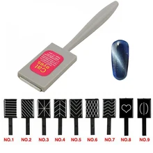 MEIKSAY, 3D эффект, магнит, кошачий глаз, точечный клей-карандаш, магнитный, замачиваемый, УФ светодиодный, Гель-лак, магнитная палочка, 9 видов для выбора