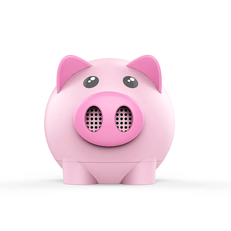 

Portable Cute Pig Bluetooth Speaker Loudspeakers Wireless Speakers Support FM Radio and TF Card