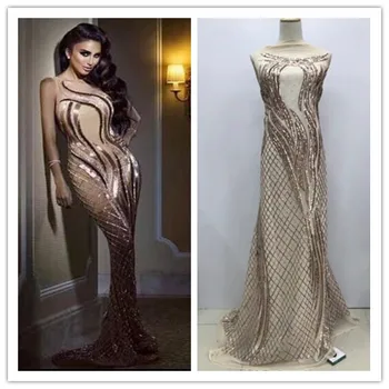 

new pattern Nigerian Tulle Mesh Lace S-12345 embroidered Lace fabric for fashion dress