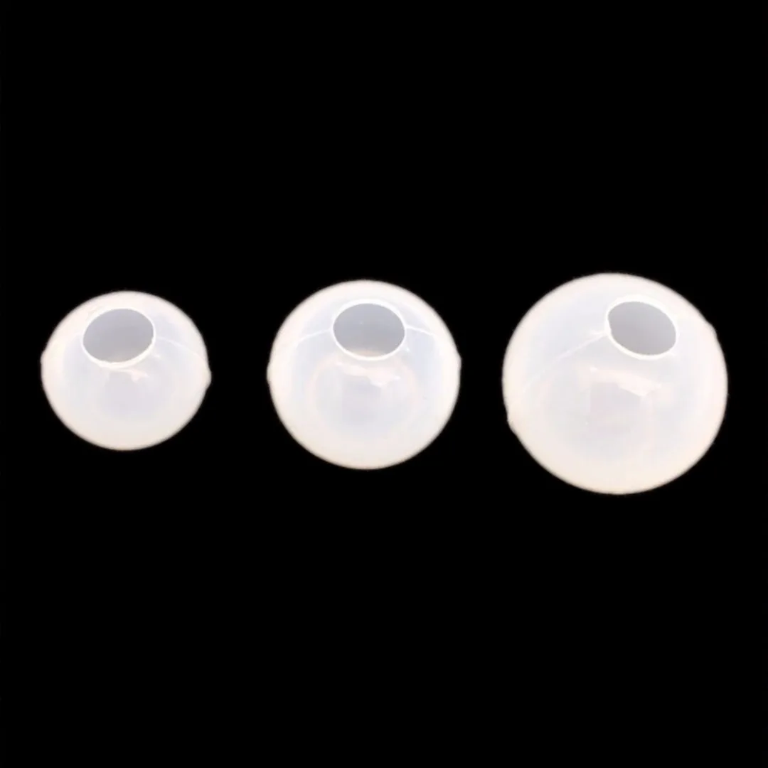Spheric Jewelry Pendant Silicone Mold Ball Shaped Crystal Molds Fondant Baking Mould DIY Cake Decorating Tool