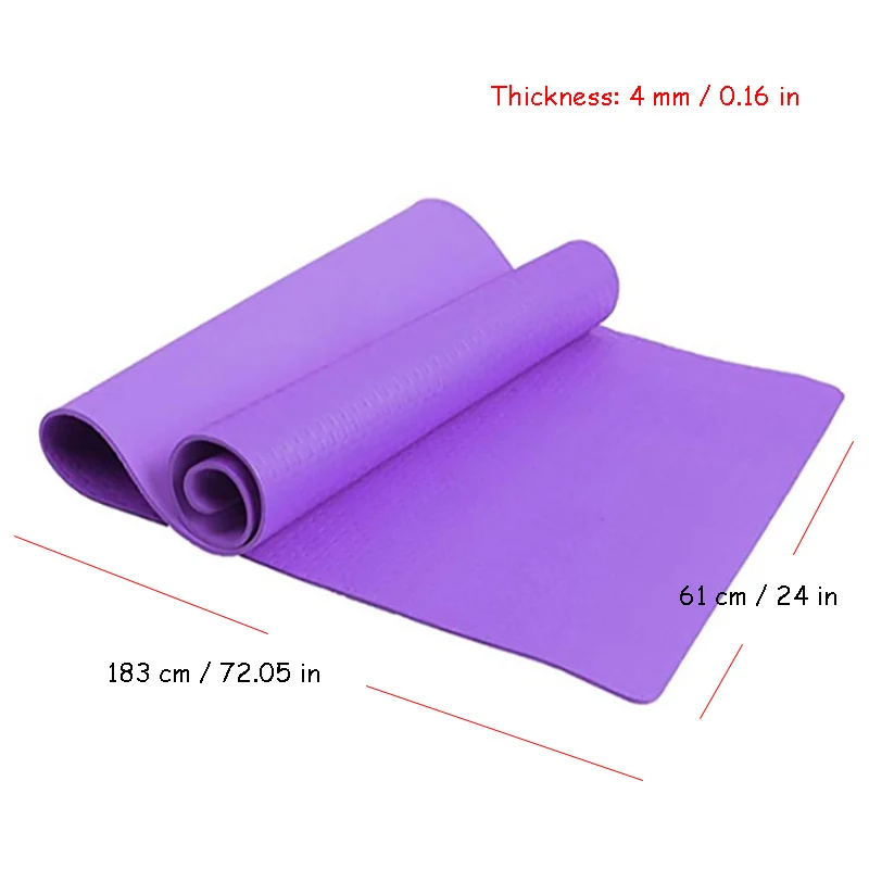 yoga matt size