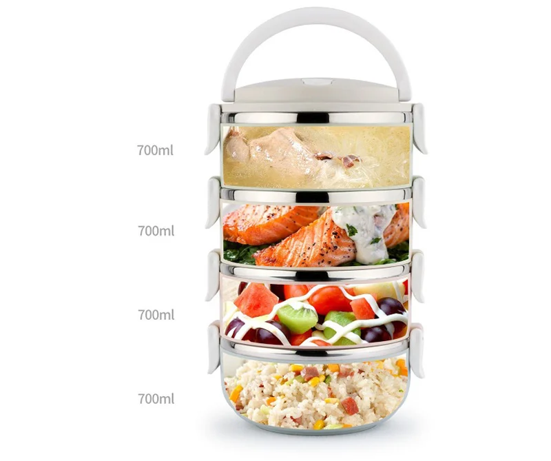 Portable Container For Food Storage Thermal Bento Box Japanese Style For Kids School Picnic Lunch Boxs Insulation Dinner Sets 13