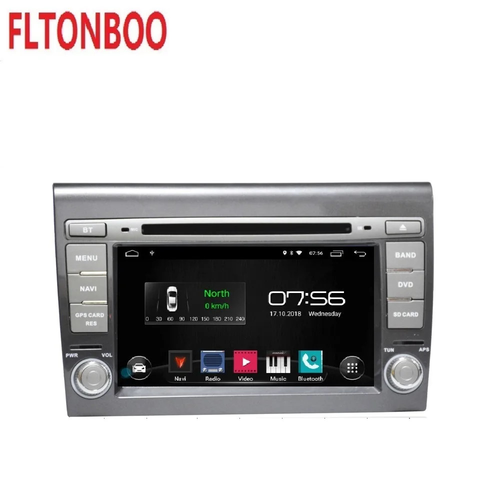7 дюймов 2 din android 10 Автомобильный gps навигатор для fiat Bravo 2007 - 2011 радио wifi