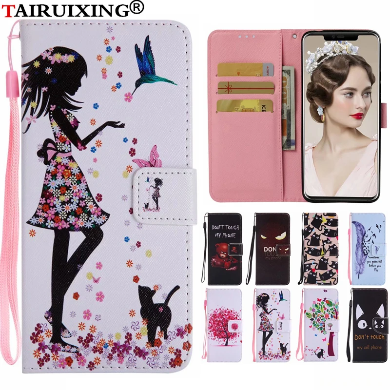 

Luxury Flip Case for Huawei Nova 3i 2 3E Honor 5X 9 Lite 8X 8C Maimang 6 7 Enjoy 9 Plus 7S P Smart Book Style Wallet Phone Case