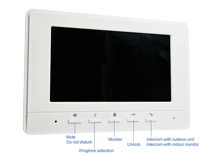 " экран Видео дверной телефон видеодомофон система+ 1 монитор+ RFID доступ дверной Звонок камера+ Электрический замок