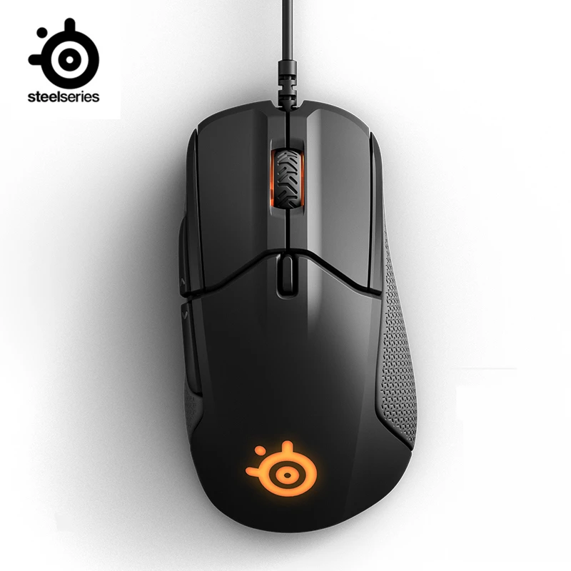  SteelSeries Rival 310 RGB FPS USB Optical Gaming Wired Mouse with 12000 CPI Split-Trigger Buttons C