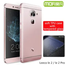 Leeco le S3 x622 glass tempered le eco le2 x527 x620 case silicone back cover letv le 2 pro x20 x25 screen protector film 32gb
